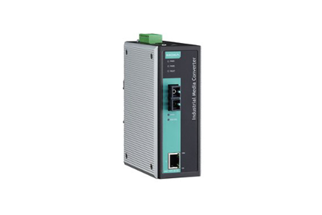 Медиаконвертер industrial media converter moxa типа imc 101 s sc