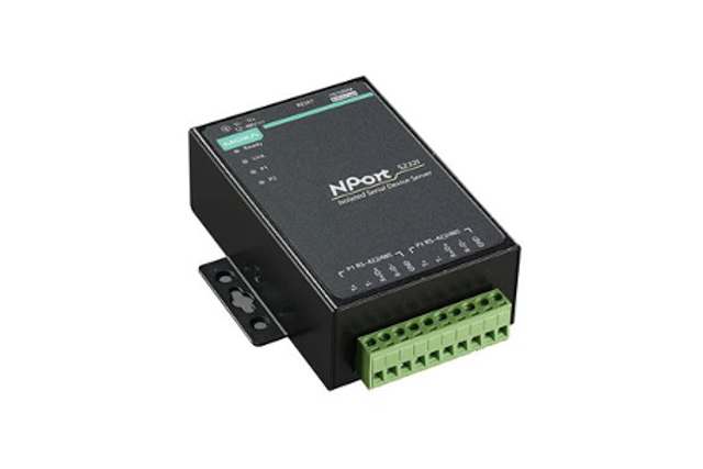 NPort 5232I-T - Moxa NPort 5232I-T 2-port RS-232/422/485 serial device ...