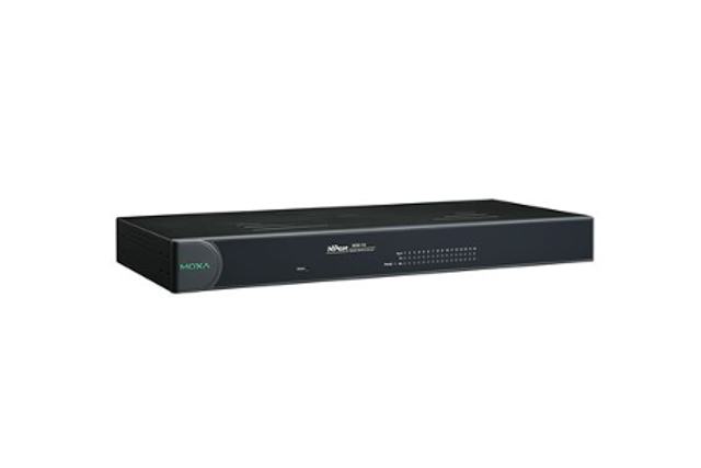 NPort 5650-16-HV-T Moxa NPort 5650-16-HV-T 8 and 16-port RS-232/422/485 rackmount serial device servers