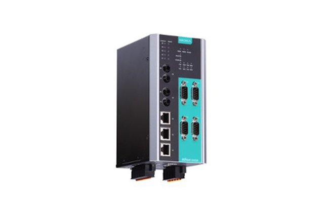NPort S9450I-2M-ST-WV-T Moxa NPort S9450I-2M-ST-WV-T 4-port rugged device server with managed Ethernet switch
