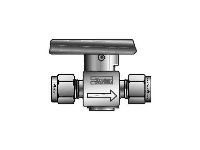 6A-PR4-VT-SS-LD Rotary Plug Valve - PR