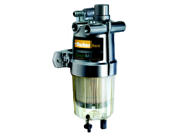 Racor GreenMAX™ Fuel Filter/Water Separator With Hand Primer Pump and 24 VDC in Bowl Heater - 4400R2430