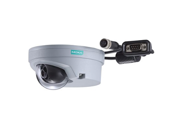 VPort 06-2M25M Moxa VPort 06-2M25M EN 50155, 1080P video image, compact IP cameras