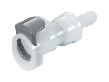 APCD17004SH CPC Colder Products APCD17004SH 1/4 Valved In-Line Coupling Body With Shroud