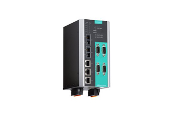 NPort S9450I-2S-SC-WV-T Moxa NPort S9450I-2S-SC-WV-T 4-port rugged device server with managed Ethernet switch