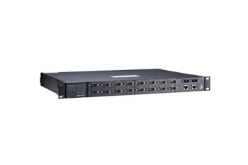 NPort S9650I-16-2HV-MSC-T Moxa NPort S9650I-16-2HV-MSC-T 8/16-port rugged device server with managed Ethernet switch